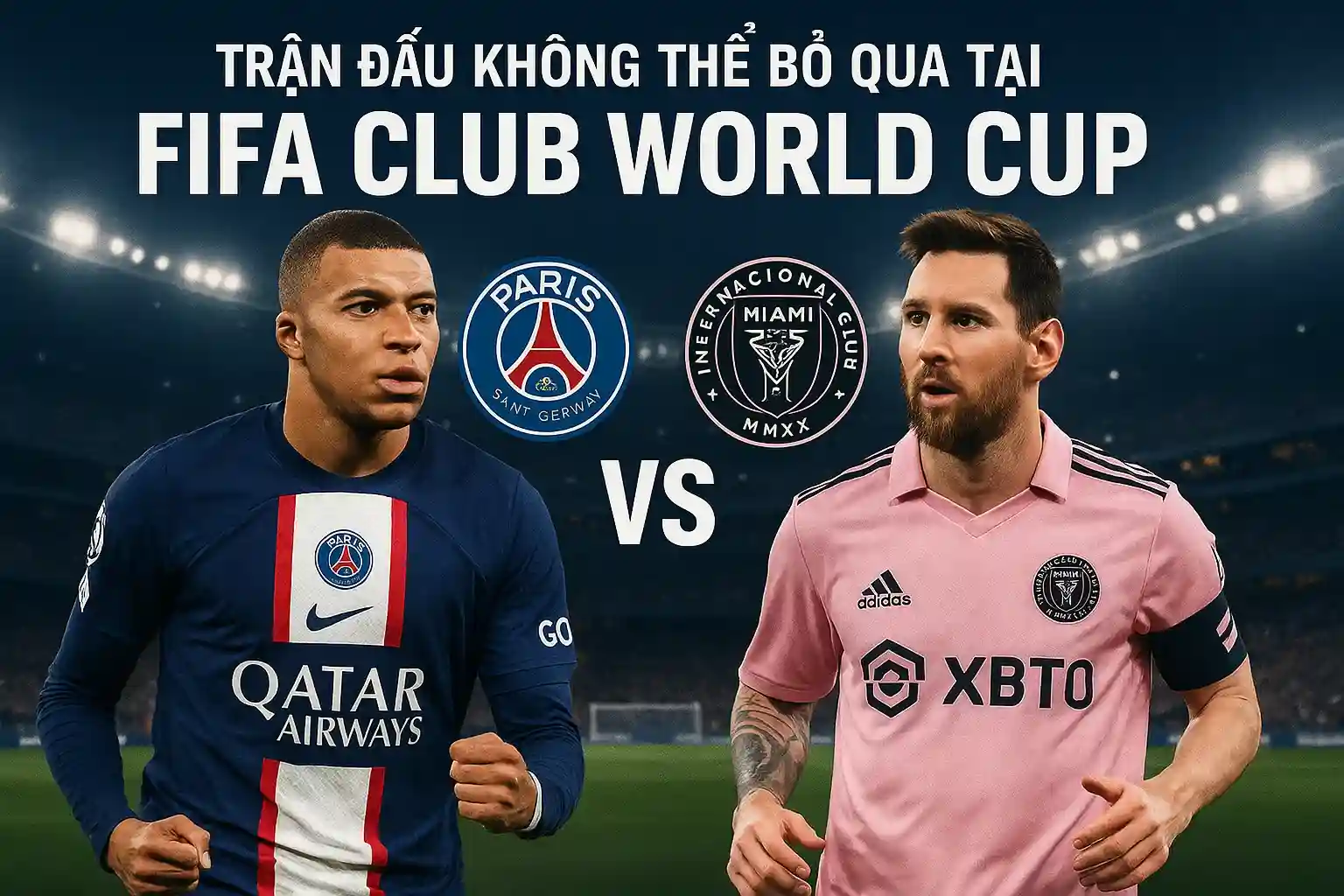 Link trực tiếp bóng đá 29/06 PSG vs Inter Miami