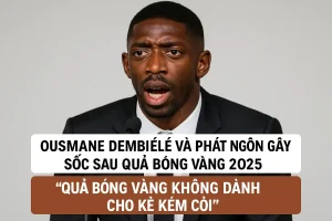 Ousmane Dembele và phát ngôn gây sốc sau Quả bóng vàng 2025